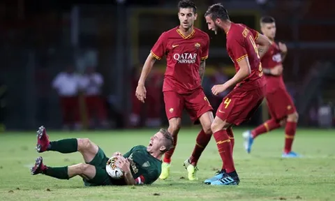 Kolarov lập siêu phẩm, AS Roma chia điểm Bilbao trong trận cầu bạo lực