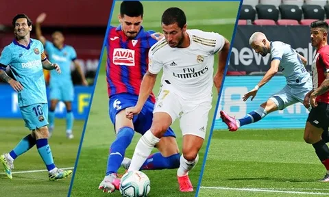 La Liga sôi động ngày trở lại sau dịch Covid-19