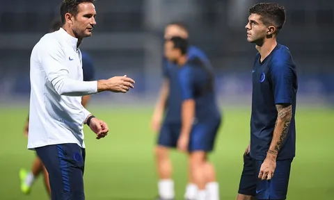 Lampard đích thân giáo huấn ''kẻ thay thế Hazard" trên sân tập Chelsea