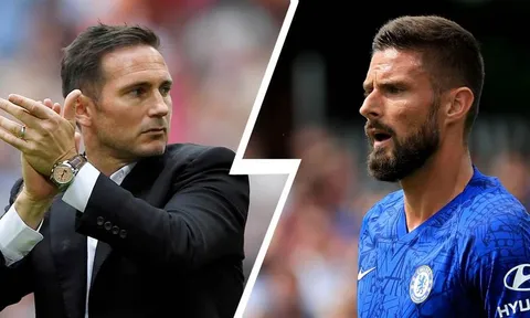 Giroud nhận được lời khen từ HLV Lampard trước đại chiến