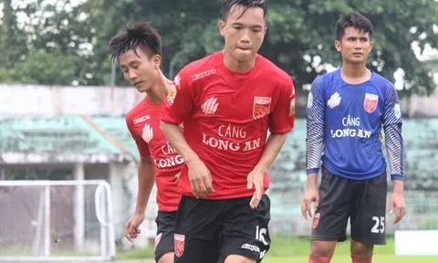 Lê Hoàng Dương ghi bàn đẹp mắt, Long An vẫn trắng tay trước Sanna Khánh Hoà