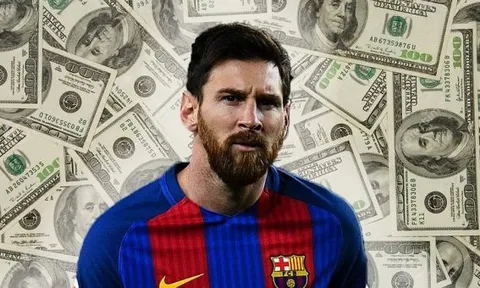 Vượt cả Ronaldo lẫn Neymar, 'máy in tiền' Messi vẫn phải xếp sau 2 nữ nhân