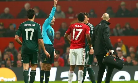 Nani ăn thẻ đỏ oan nghiệt trước Real Madrid, Sir Alex và Mourinho đã nói gì?