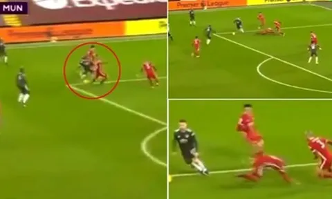 Luke Shaw quá dữ dội, khiến cầu thủ Liverpool hay nhất ngã chổng vó