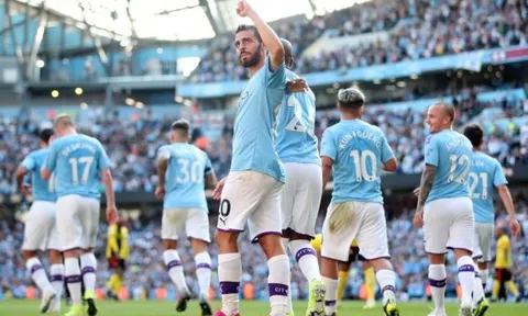 Man City khiến Arsenal, Man Utd xấu hổ sau màn hủy diệt Watford