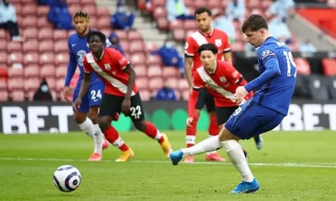 Mason Mount tỏa sáng, Chelsea "thoát chết" trước Southampton