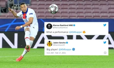 Mbappe lập hat-trick, Rashford lập tức gửi ngay 1 thông điệp