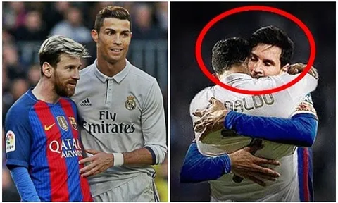 Messi, anh đang nhớ Ronaldo à?