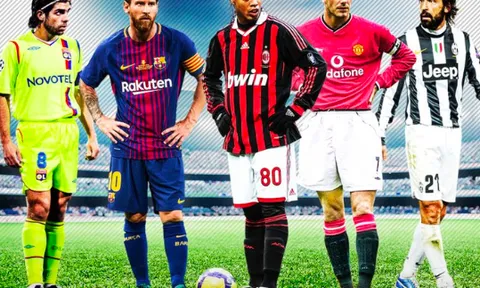 Messi sút phạt thế nào khi so với Beckham hay Ronaldinho?