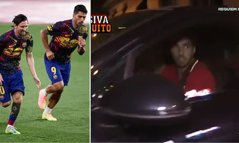 Đi ăn tại nhà hàng, Messi và Suarez bị "tấn công" bởi phóng viên
