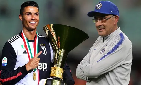 Mới đến Juventus, Sarri đã không tiếc lời ca ngợi Ronaldo
