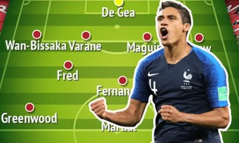 Nếu tậu được Raphael Varane, Man Utd sẽ có 3 đội hình "chất lừ"