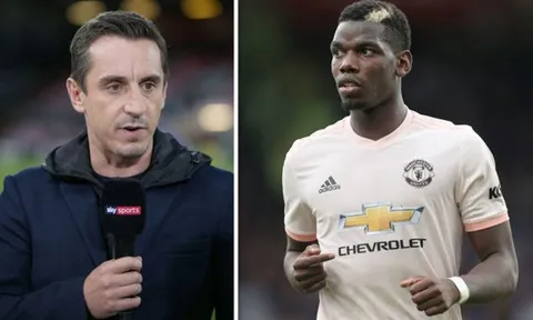 Neville bày tỏ: "Nếu Pogba muốn đi, hãy bán cậu ta"