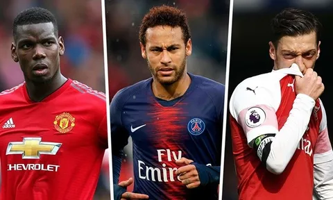 Neymar, Pogba và 6 ngôi sao cần tìm bến đỗ mới ngay mùa hè 2019