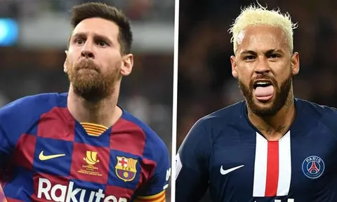 Neymar tái hiện Lionel Messi của năm 2008