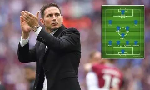 Ngày đầu đấu Man Utd, Lampard để Chelsea ra sân với đội hình nào?