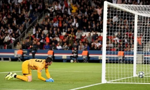 Người cũ Real gửi 'quà kỷ niệm' nhớ đời cho Courtois trong ngày 'toang toàn tập'