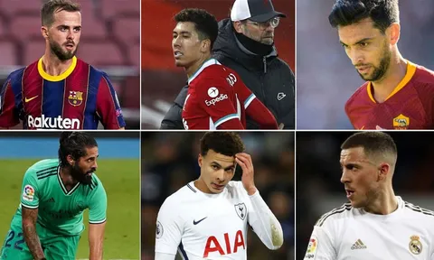 Những ngôi sao đình đám đang đánh mất "bản ngã": Từ bom tấn Real cho đến niềm tự hào Liverpool