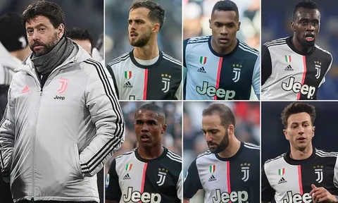 Juventus và cuộc thanh trừng 6 ngôi sao lớn