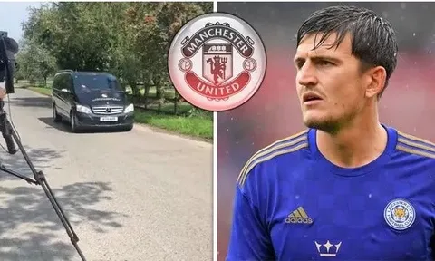 NÓNG: Harry Maguire có mặt tại Man Utd để kiểm tra y tế