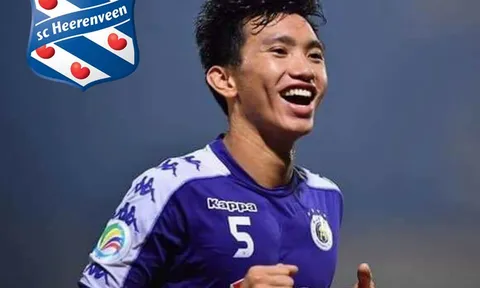 NÓNG: Không sang Thái Lan, Đoàn Văn Hậu gia nhập CLB SC Heerenveen (Hà Lan)