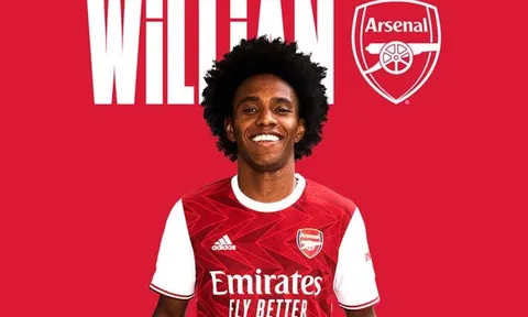 CHÍNH THỨC: Willian gia nhập Arsenal, hưởng lương kém mỗi Ozil