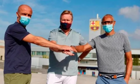CHÍNH THỨC: Koeman trình làng hai trợ lý, BHL Barca hoàn thiện