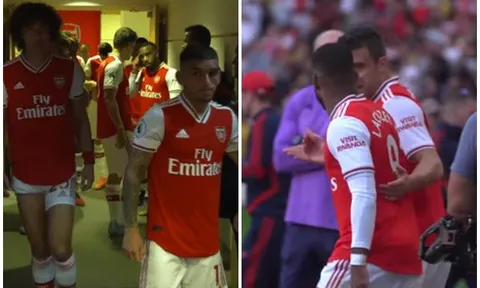 SỐC! Đồng đội mắc sai lầm, Lacazette 'chỉ đạo' cực gắt trong đường hầm