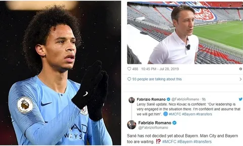 NÓNG! Thuyền trưởng Bayern tuyên bố 1 lời, Sane trên đường rời Man City