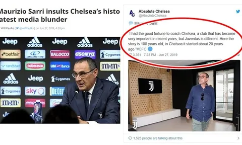 SỐC! Sarri tuyên bố 1 lời, NHM Chelsea "tan nát cõi lòng"