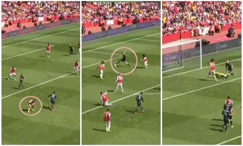 'Tình huống phòng ngự kinh khủng của Arsenal'