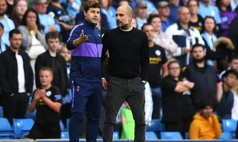 Pep 'nổi điên', Pochettino tiến lại gần nói những gì?