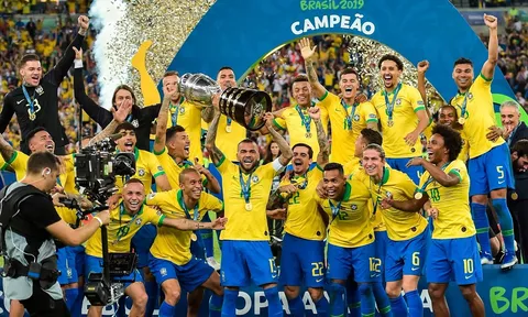 Phạt đền, thẻ đỏ cũng không ngăn nổi Brazil đoạt chức vô địch Copa America
