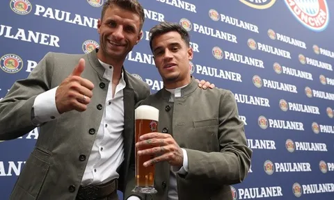 "Philippe Coutinho và Thomas Mueller đều có lợi cho Bayern Munich"