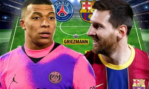 Đội hình kết hợp PSG và Barcelona trong mơ: Song tấu đáng sợ