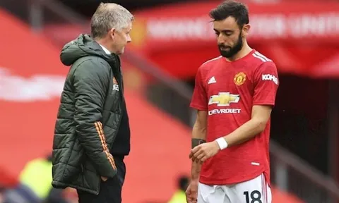 Quá thất vọng, Bruno Fernandes "dội gáo nước lạnh vào mặt" Solskjaer