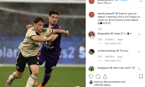 Ra mắt Man Utd, Daniel James được đồng đội đặt cho biệt danh rất kêu