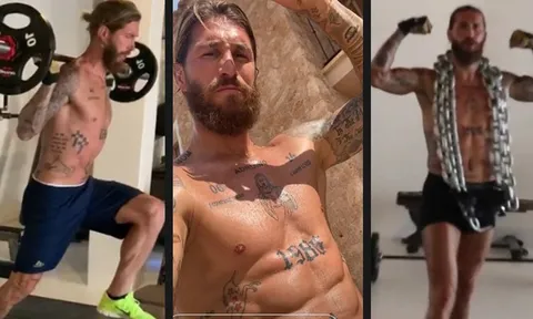 Ramos khiến fan "bỏng mắt" với màn khoe body cực chuẩn