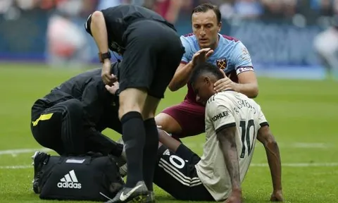 Rashford chấn thương và đây là nét mặt chưa từng thấy của Solsa