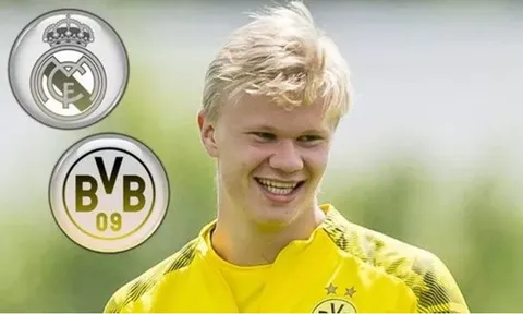 Real đưa 7 cầu thủ "dụ dỗ" Dortmund trao đổi Erling Haaland