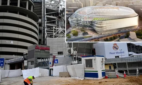Real Madrid tiến hành xây dựng sân nhà mới đầy hoành tráng
