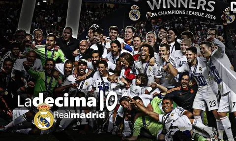 Real Madrid giành La Decima tại Lisbon