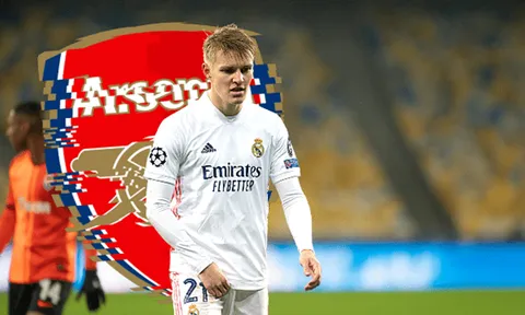 Arsenal sẽ phải trả Odegaard về Real Madrid vào mùa hè?