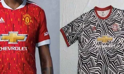 SỐC! Man Utd rò rỉ áo đấu mới... xúc phạm người nhìn