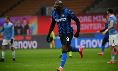 Đưa Inter lên đầu bảng, Lukaku đạt cột mốc khủng