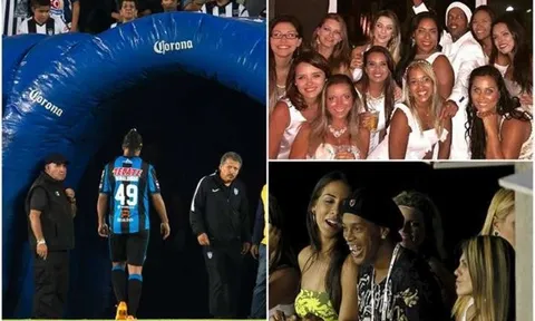 Ronaldinho, giữa vòng tay người đẹp và cơn nghiện bar