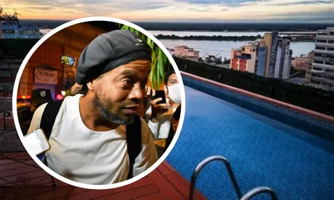 Ronaldinho hưởng cuộc sống xa hoa sau khi rời nhà tù