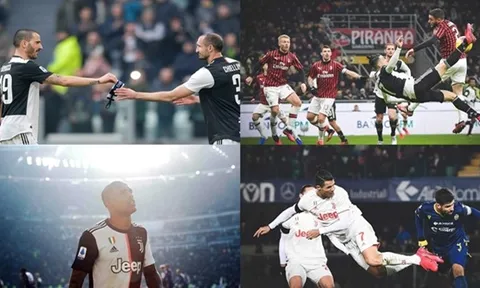 Ronaldo "bay giữa ngân hà" và những khoảnh khắc đẹp nhất của Juventus trong tháng 2/2020