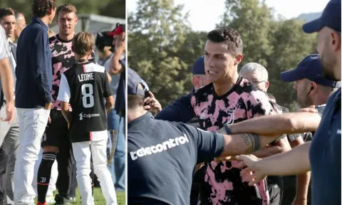 Ronaldo "cầu cứu" lực lượng an ninh trước sự quá khích của CĐV