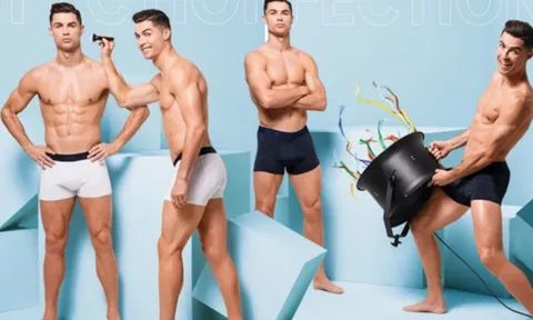 Ronaldo khoe cơ bụng 6 múi vạn người mê